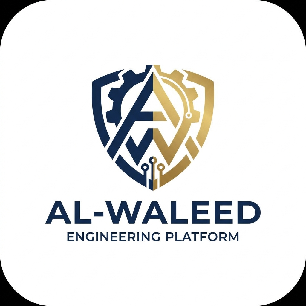 أيقونة تطبيق الوليد الهندسية